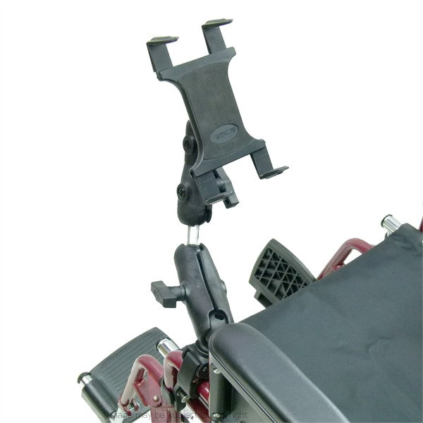 Wheelchair Rail - Tube Mount with Extension for Galaxy Note PRO 12.2 (sku 21199)