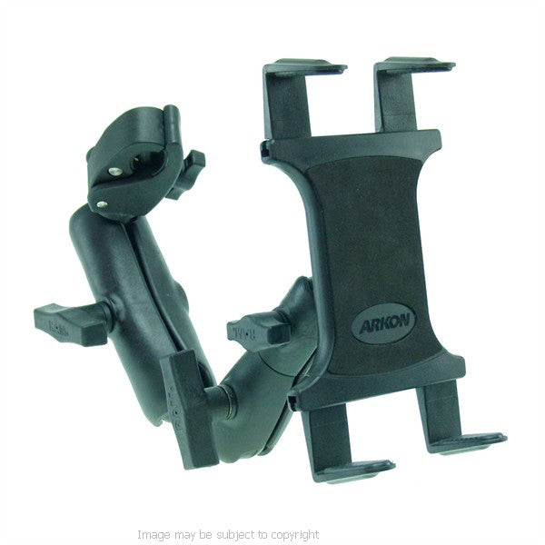 Wheelchair Rail - Tube Mount with Extension for Galaxy Note PRO 12.2 (sku 21199)