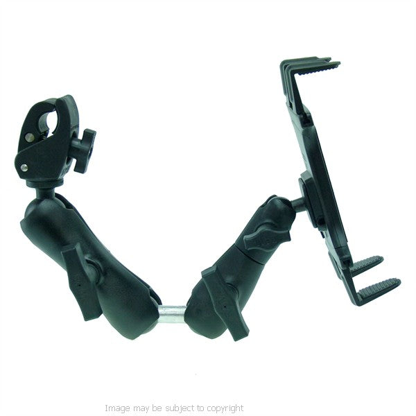 Wheelchair Rail - Tube Mount with Extension for Galaxy Note PRO 12.2 (sku 21199)
