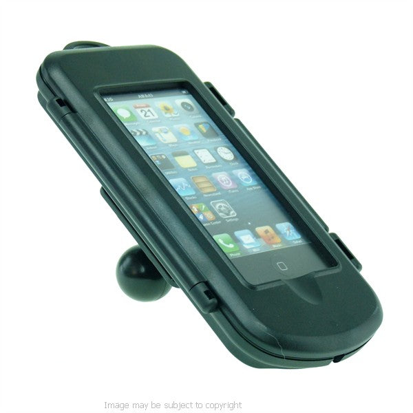 IPX4 Waterproof Hard Shell Case for Apple iPhone 5S with 1" Ball Adapter fits RAM Motorcycle Mounts (sku 21210)