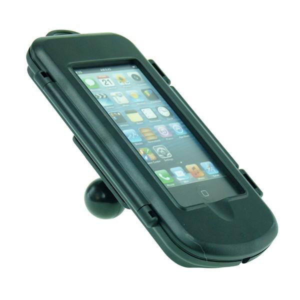 IPX4 Waterproof Hard Shell Case for Apple iPhone SE with 1" Ball Adapter fits RAM Motorcycle Mounts (sku 34672)