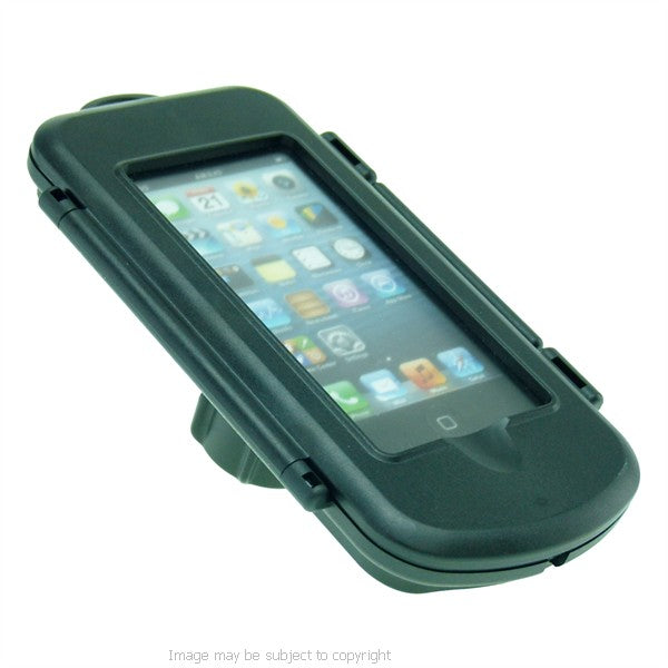 IPX4 Waterproof Hard Shell Case for iPhone SE with 25mm Socket Adapter fits RAM Motorcycle Mounts (sku 34671)