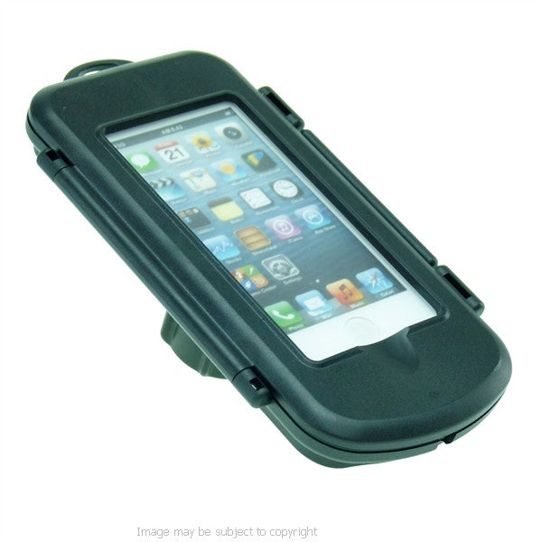 IPX4 Waterproof Hard Shell Case for Apple iPhone 5C with 1" Socket Adapter fits RAM Motorcycle Mounts (sku 21220)