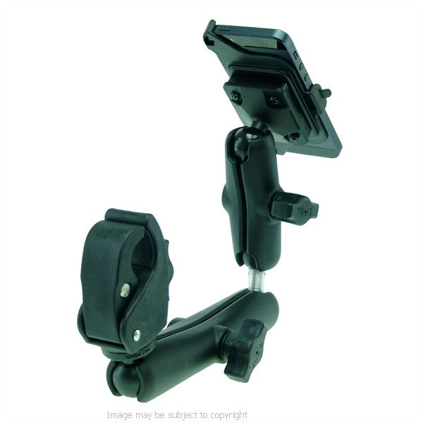 Wheelchair Rail and Tube Mount with Extension and Dedicated iPhone 5 Cradle (sku 21247)