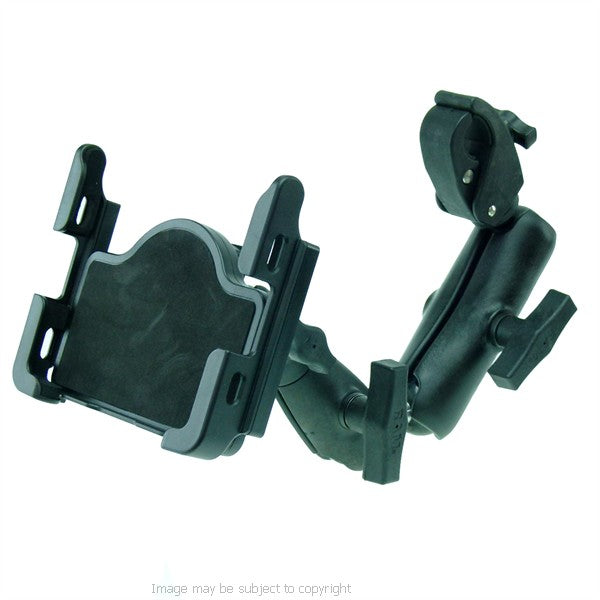 Extended Universal Tablet Holder Mount for Wheelchair Rail - Tube (sku 21262)