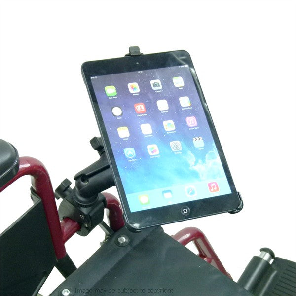 Dedicated Wheelchair Rail - Tube Mount for iPad Mini (sku 21271)