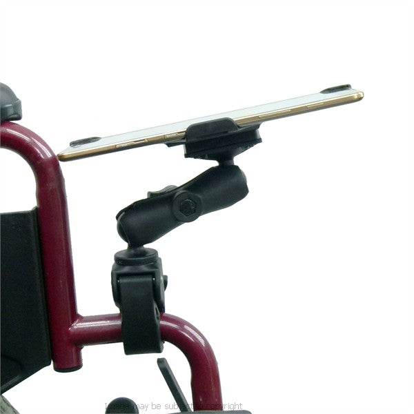 Dedicated Wheelchair Rail - Tube Mount for Samsung Galaxy Tab S 8.4 (sku 21276)