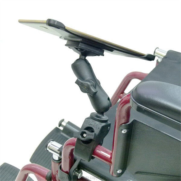 Dedicated Wheelchair Rail - Tube Mount for Samsung Galaxy Tab S 8.4 (sku 21276)