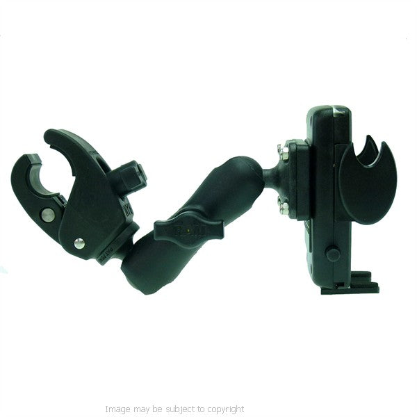 Wheelchair Rail - Tube Mount with Universal Phone Holder (sku 21277)