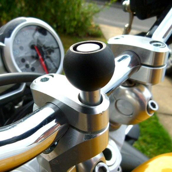 Motorcycle M8 Handlebar Top Clamp Mount &amp; Waterproof Cases for Apple iPhone SE 1st edition (sku 35480)