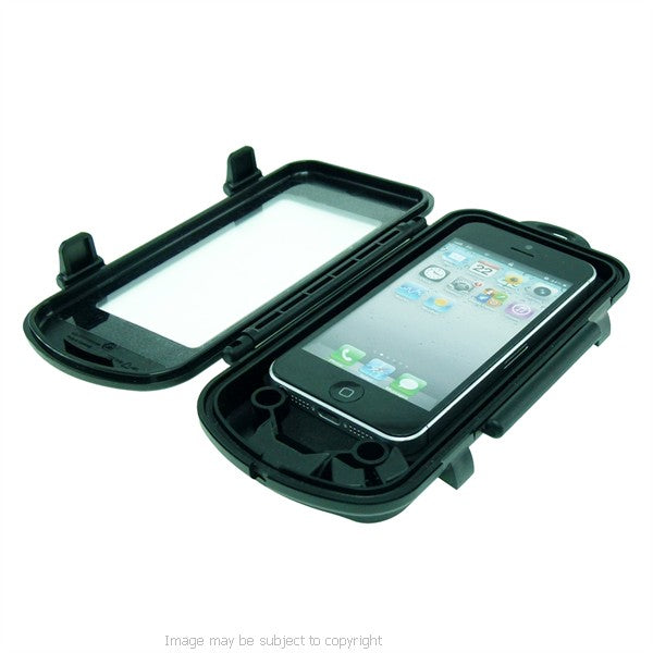 Motorcycle M8 Handlebar Top Clamp Mount &amp; Waterproof Cases for Apple iPhone 4S (sku 21281)