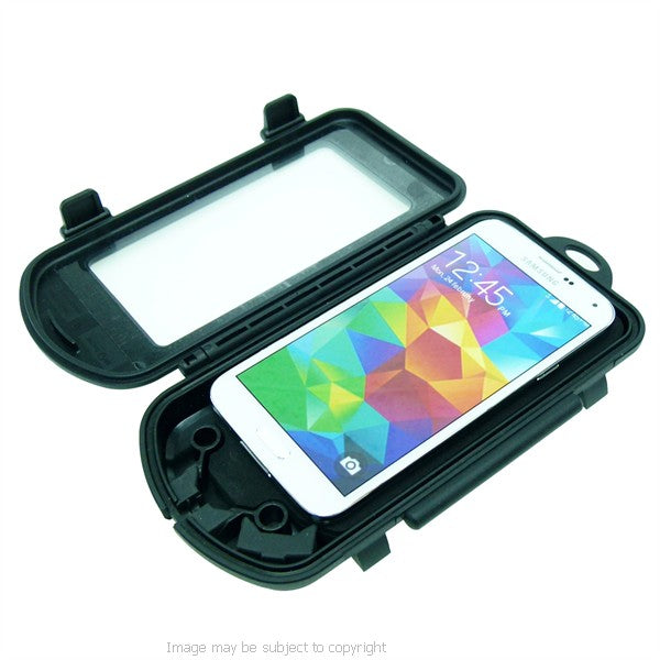 Motorcycle M8 Handlebar Top Clamp Mount &amp; Waterproof Case for Samsung Galaxy S5 (sku 21318)