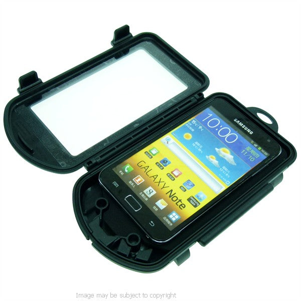 Motorcycle M8 Handlebar Top Clamp Mount &amp; Waterproof Cases for Samsung Galaxy Note (sku 21337)