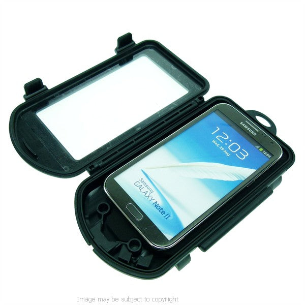 Motorcycle M8 Handlebar Top Clamp Mount &amp; Waterproof Cases for Samsung Galaxy Note 2 II (sku 21338)