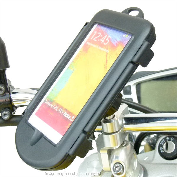 Motorcycle M8 Handlebar Top Clamp Mount &amp; Waterproof Cases for Samsung Galaxy Note 3 (sku 21339)