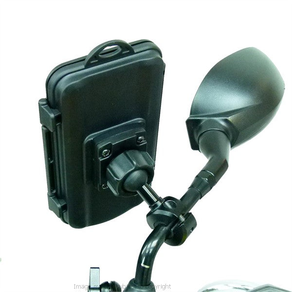 Motorcycle Scooter Mirror Mount &amp; Waterproof Case for Samsung Galaxy A3 (sku 30384)