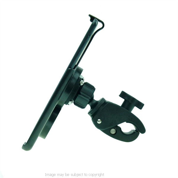 RAM Model Specific Form-Fitted Cradle for iPad Mini with 1" Rubber Ball Tough Claw Handlebar Mount (sku 21423)