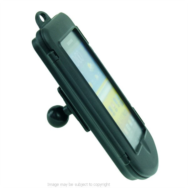 IPX4 Waterproof Hard Shell Case for Samsung Galaxy Note with 1" Ball Adapter fits RAM Motorcycle Mounts (sku 21443)