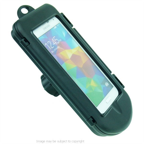 IPX4 Waterproof Hard Shell Case for Samsung Galaxy S5 with 1" Socket Adapter fits RAM &amp; Ultimate Addons Motorcycle Mounts (sku 21461)