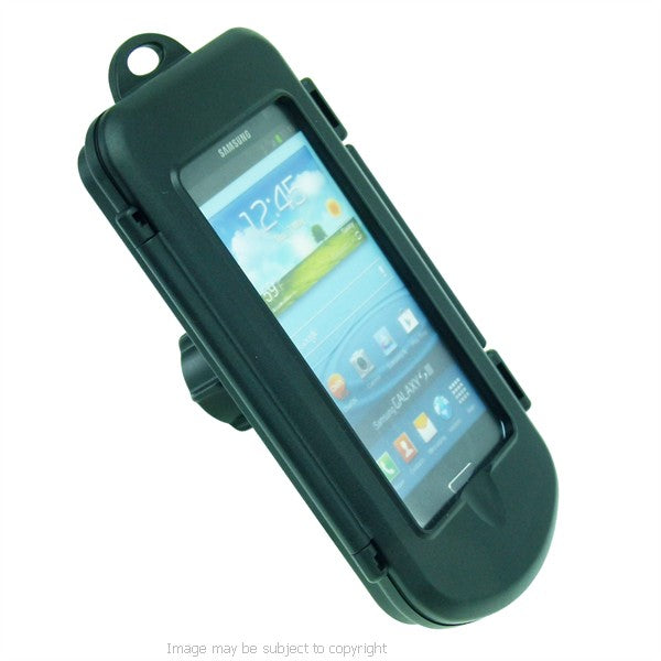 IPX4 Waterproof Hard Shell Case for Samsung Galaxy S3 with 1" Socket Adapter fits RAM Motorcycle Mounts (sku 21463)