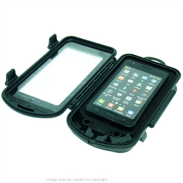 IPX4 Waterproof Hard Shell Case for Samsung Galaxy S2 with 1&quot; Ball Adapter fits RAM &amp; Ultimate Addons Motorcycle Mounts (sku 21465)