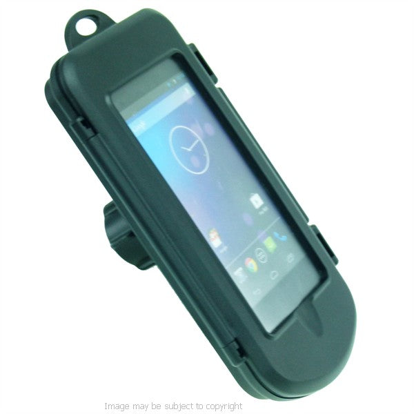 IPX4 Waterproof Hard Shell Case for Nexus 4 with 1" Socket Adapter fits RAM Motorcycle Mounts (sku 21471)