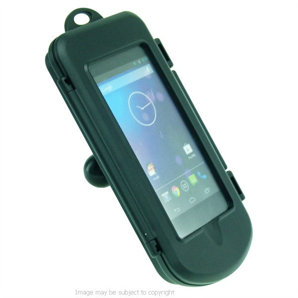 IPX4 Waterproof Hard Shell Case for Nexus 4 with 1" Ball Adapter fits RAM &amp; Ultimate Addons Motorcycle Mounts (sku 21472)