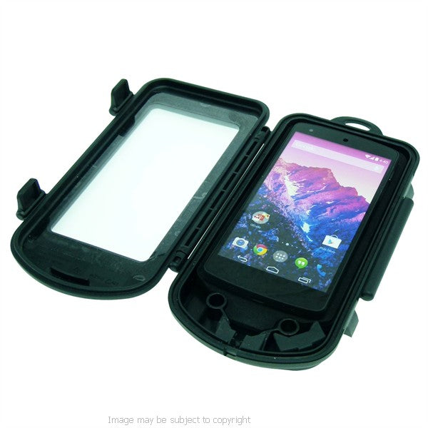 IPX4 Waterproof Hard Shell Case for Nexus 5 with 1" Socket Adapter fits RAM Motorcycle Mounts (sku 21474)