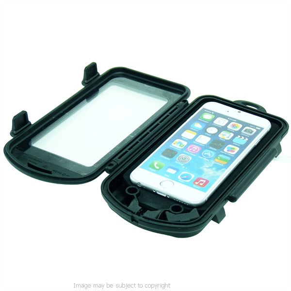 IPX4 Waterproof Hard Shell Case for Apple iPhone 6 with 1" Socket Adapter fits RAM Motorcycle Mounts (sku 21483)