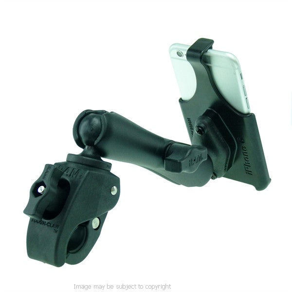 RAM Model Specific Cradle for iPhone 6 (4.7) with Long &amp; Tough Claw Wheelchair Mount (sku 21500)
