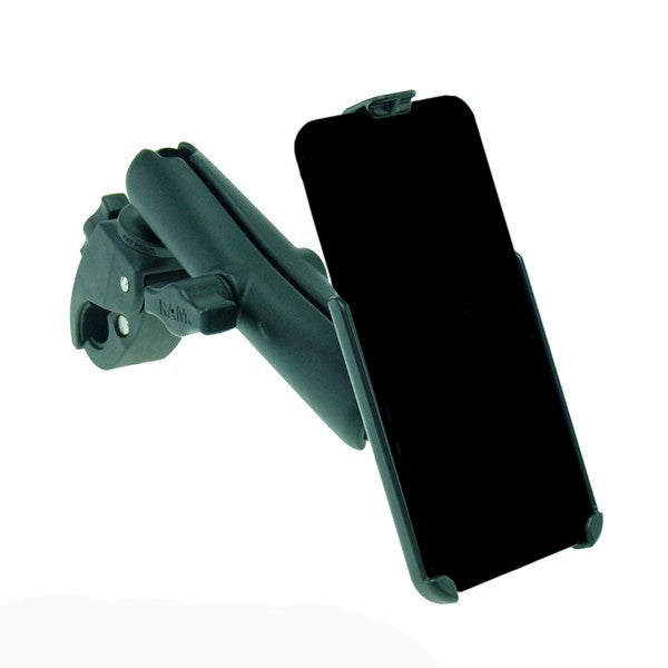 RAM Model Specific Cradle for iPhone XS MAX with Long Arm &amp; Tough Claw Wheelchair Mount (sku 42839)