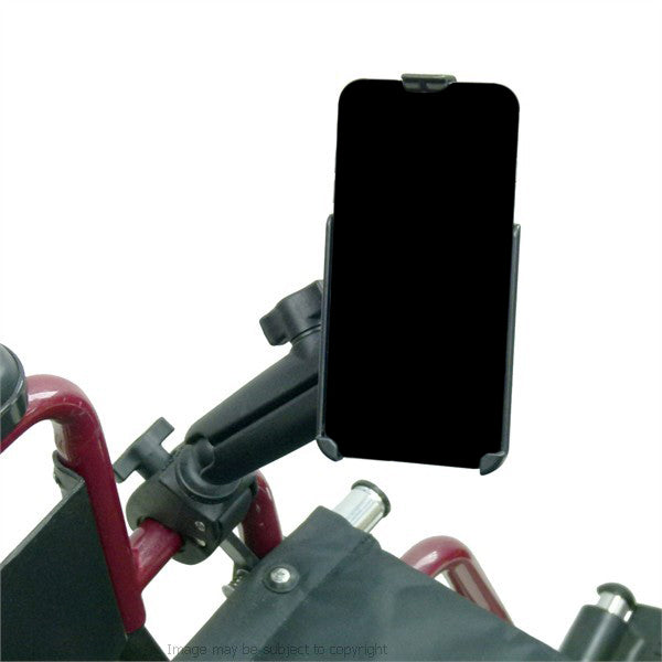 RAM Model Specific Cradle for iPhone XS MAX with Long Arm &amp; Tough Claw Wheelchair Mount (sku 42839)