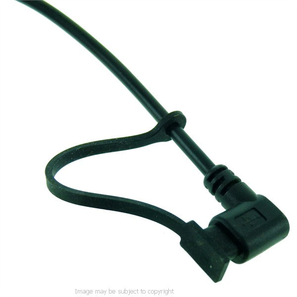 18cm - 7" Angled Micro USB Connector for BuyBits &amp; Ultimate Addons Motorcycle Hardwire &amp; DIN Chargers (sku 21503)