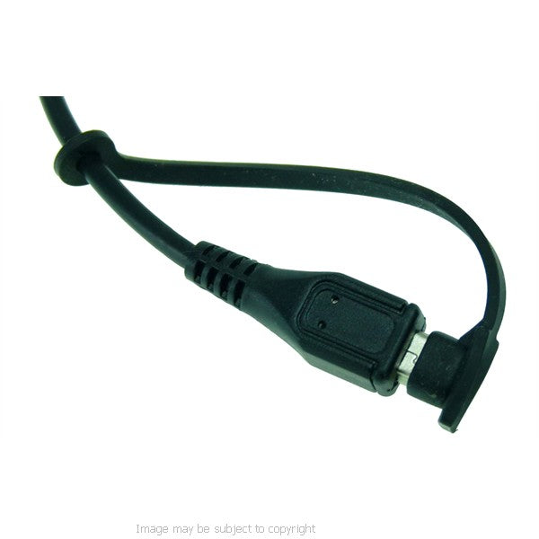 Short 7" Straight Mini USB Power Connector fits BuyBits Motorcycle Hardwire &amp; DIN Chargers (sku 21518)