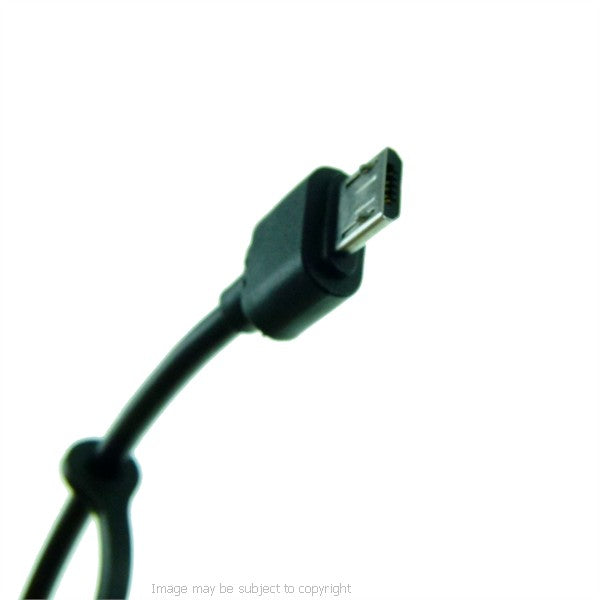 Short 7" Straight Micro USB Power Connector fits BuyBits Motorcycle Hardwire &amp; DIN Chargers (sku 21519)