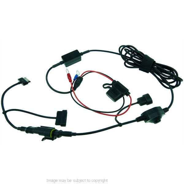 BuyBits High Power Motorcycle Hard Wire Direct to Battery Cable for Apple iPhone 4S (sku 21524)