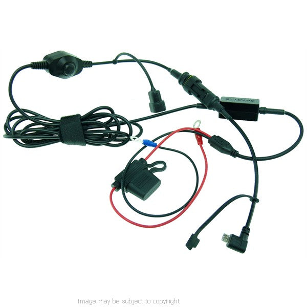 BuyBits High Power Motorcycle Hard Wire Direct to Battery Cable for many Smartphones and Mobile phones (sku 21544)
