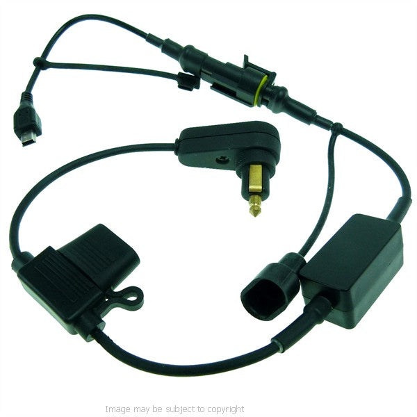 BuyBits High Power Hella - DIN - BMW Style Straight Mini USB GPS Charger (sku 21551)