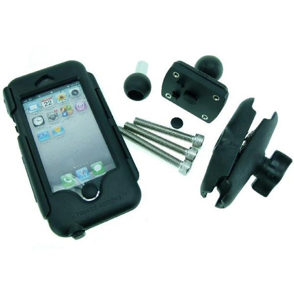High Power Hardwire Extended M8 Tough Case Motorcycle Mount Bundle for iPhone 5 (sku 21579)