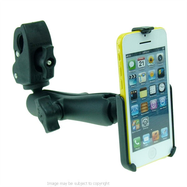 RAM Model Specific Cradle for iPhone 5C with Long &amp; Small Tough Claw Wheelchair Mount (sku 21588)