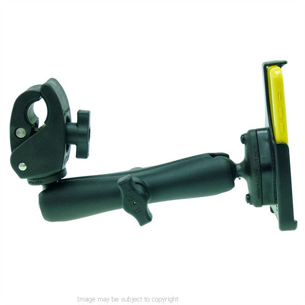 RAM Model Specific Cradle for iPhone 5C with Long &amp; Small Tough Claw Wheelchair Mount (sku 21588)
