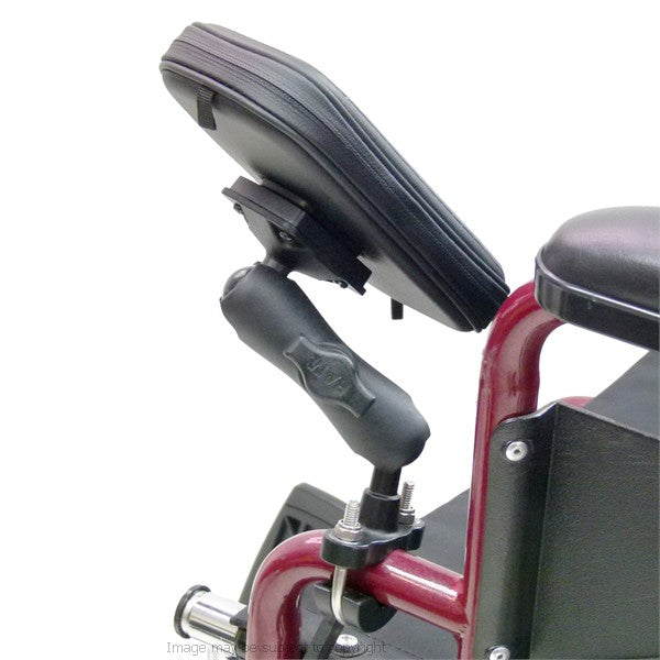Wheelchair U-Bolt - Double Socket Arm Mount with Weather Resistant Case for iPhone 6  4.7 (sku 21611)