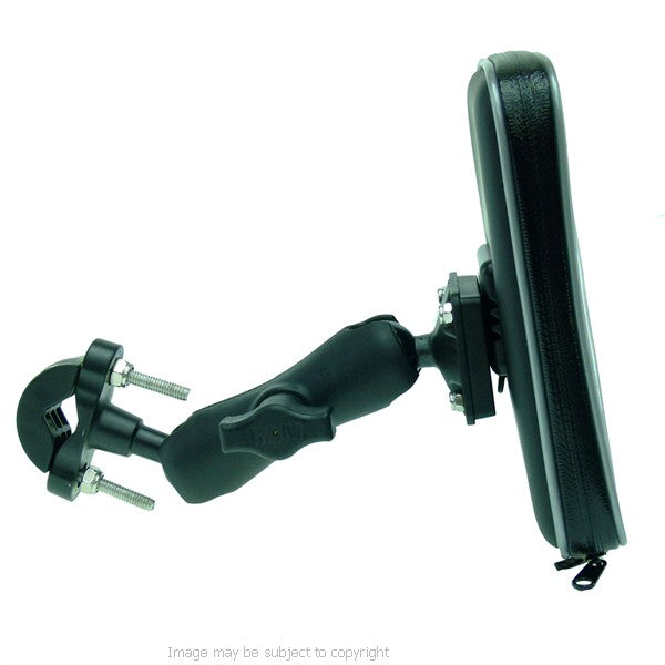 Wheelchair U-Bolt and Double Socket Arm Mount with Weather Resistant Case for iPhone 6 Plus  5.5 (sku 45041)