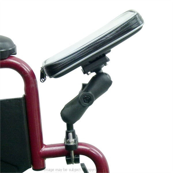 Wheelchair U-Bolt and Double Socket Arm Mount with Weather Resistant Case for iPhone 6 Plus  5.5 (sku 45041)