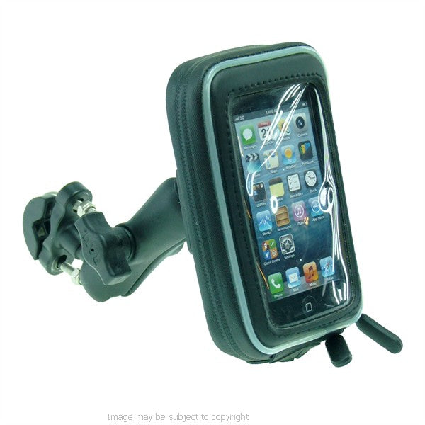 Wheelchair U-Bolt and Double Socket Arm Mount with Waterproof Case for iPhone 5 (sku 21615)