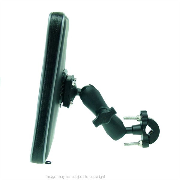 Wheelchair U-Bolt and Double Socket Arm Mount with Weather Resistant Case for iPad Mini (sku 21620)