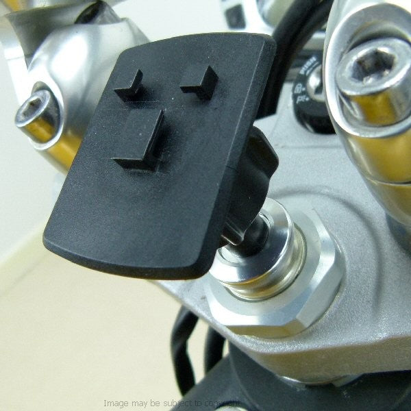 High Power Hardwire 20.5mm-24.5mm Motorcycle Fork Stem Tough Case Yoke Mount for iPhone SE (sku 34732)