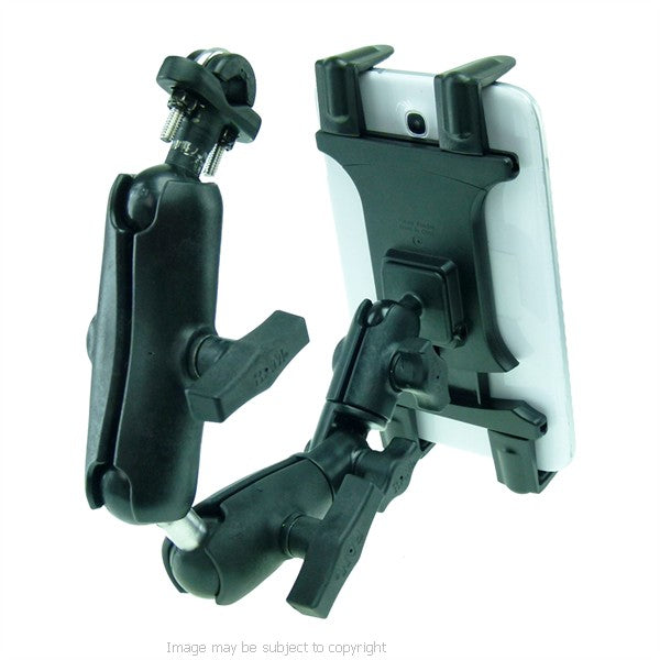 Wheelchair Rail and Tube Mount with Extension and Tablet Holder for Samsung Galaxy Note 8.0 (sku 21667)