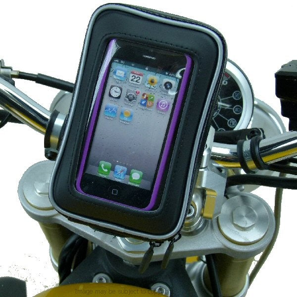 Direct to Battery Powered iPhone 5C Motorcycle Handlebar Mount (sku 21677)
