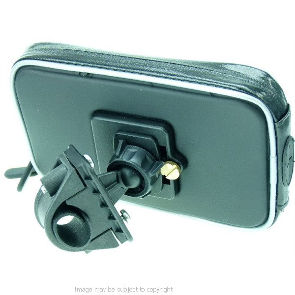 High Power Hella - DIN - BMW style iPhone 5C Motorcycle Handlebar Mount (sku 21678)